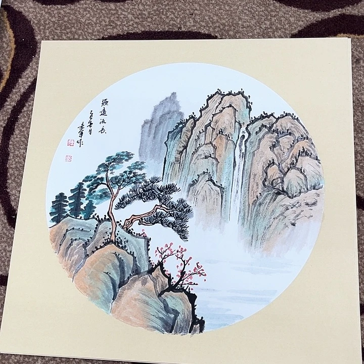 国画三尺斗方李景军