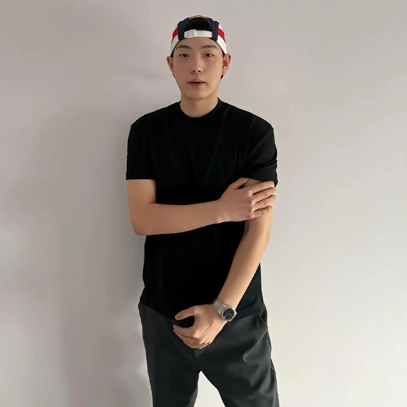 何以至此黑色短袖男款夏季索罗娜凉感t恤美式高级感痞帅潮牌半袖