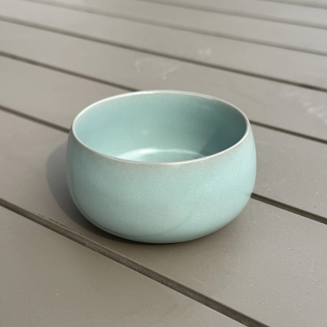 仿古不开片禅定杯 原产地原矿原釉