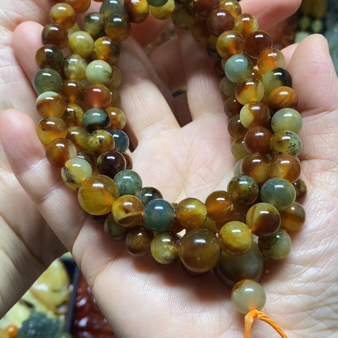蛇纹石玉未镶嵌手链