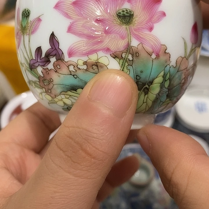 摆件陶景德镇陶瓷主人杯2333