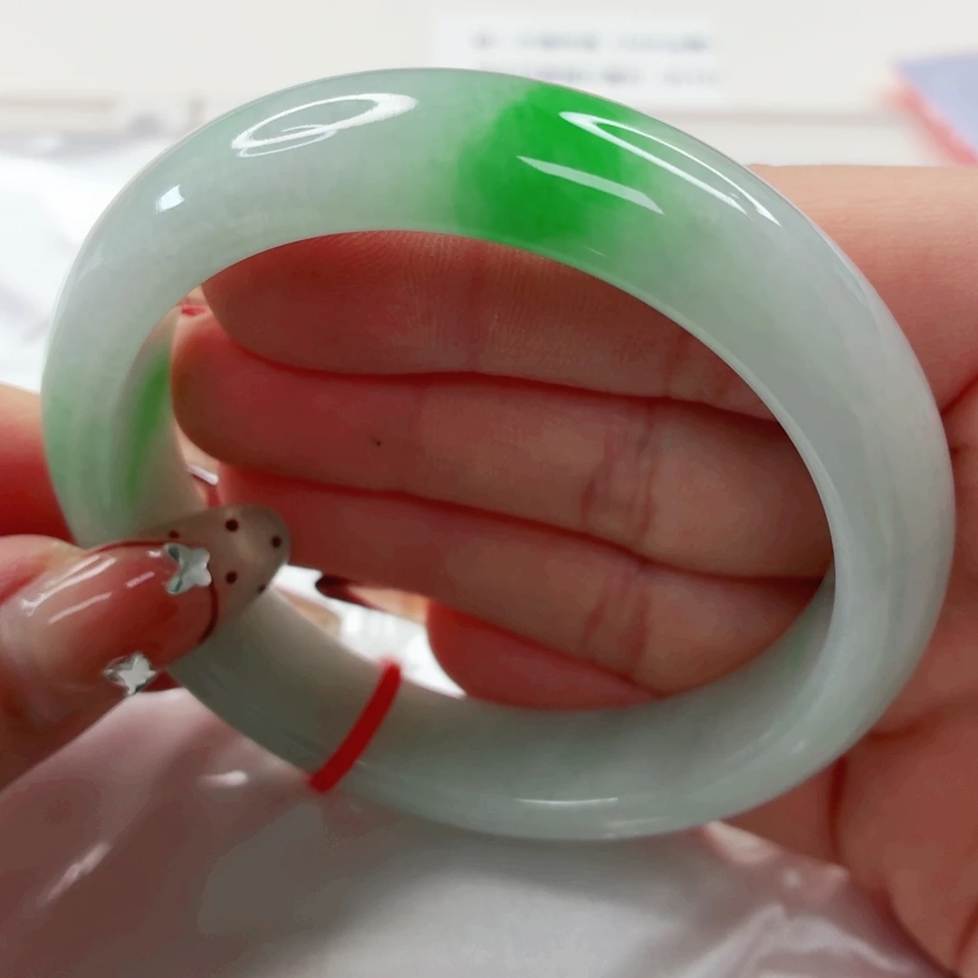 翡翠未镶嵌手镯56.9x410