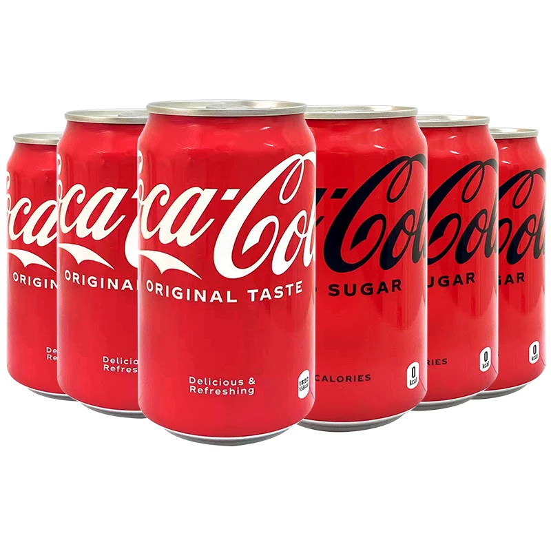 日本进口可乐原味/零度350ml/罐装碳酸饮料