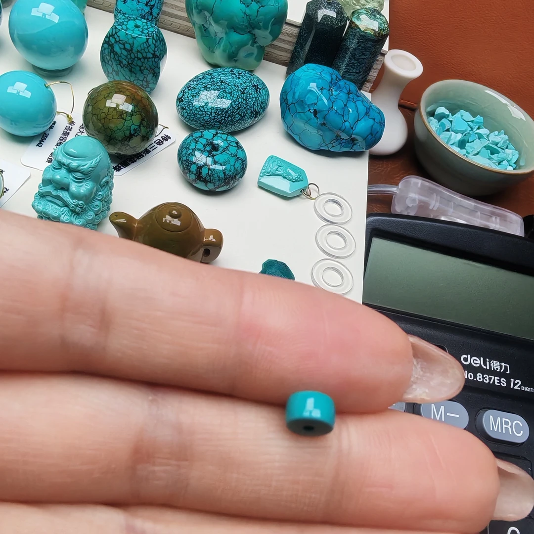 湖北十堰原矿绿松石