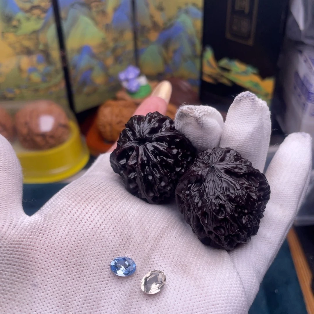 文玩核桃吊坠小**✨镶嵌