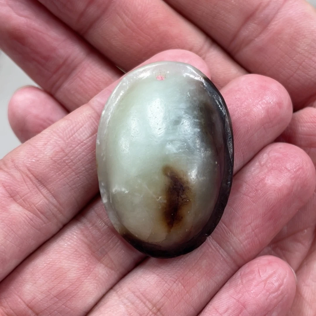 和田玉（糖玉）颈饰未镶嵌用****3