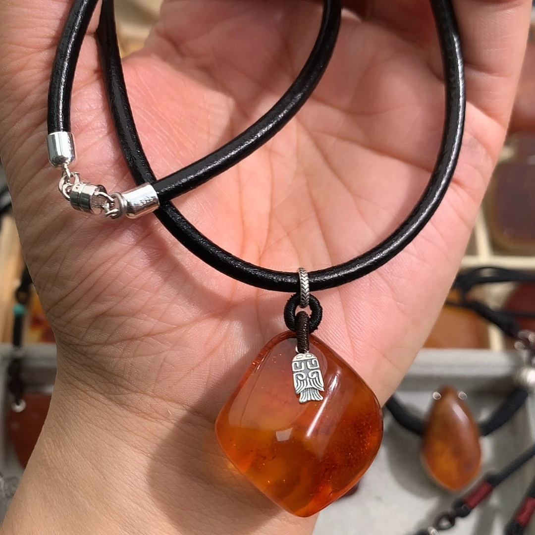 蜜蜡裸石未镶嵌你