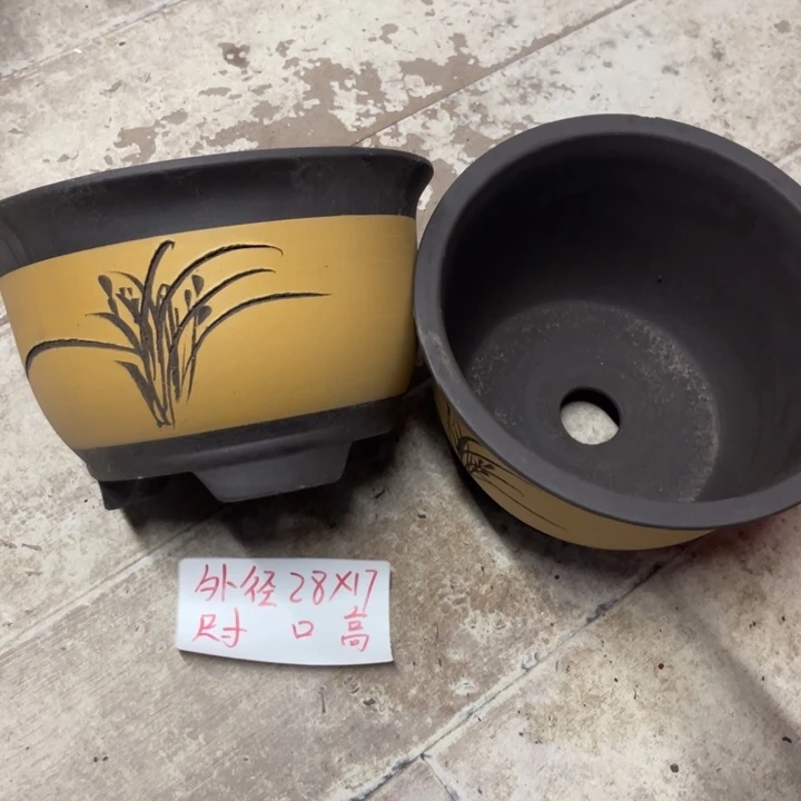 紫砂紫砂花盆破损包赔