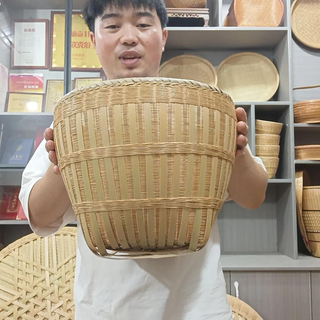 王***丫33公分金竹精编小箩筐