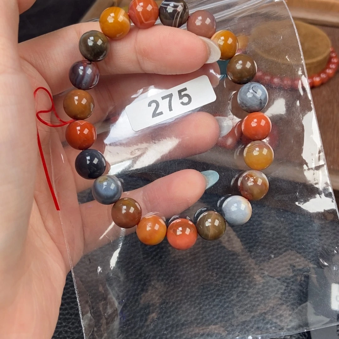 南红玛瑙未镶嵌手链卡9.5