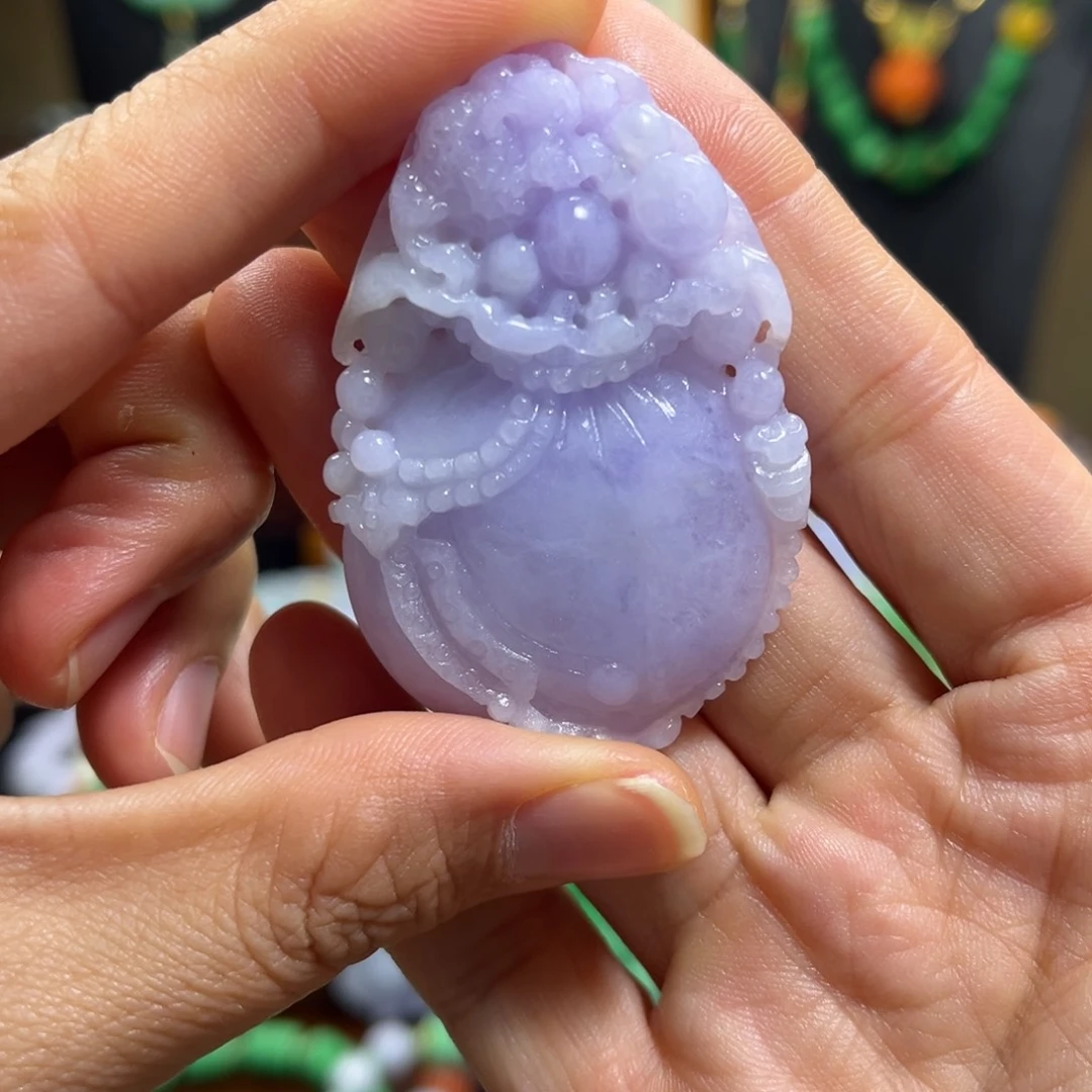 翡翠未镶嵌颈饰天然翡翠