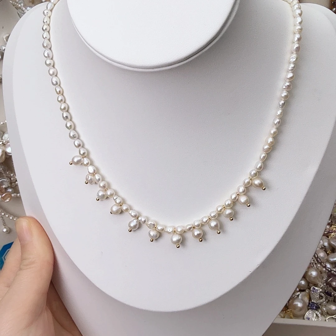 淡水珍珠未镶嵌颈饰