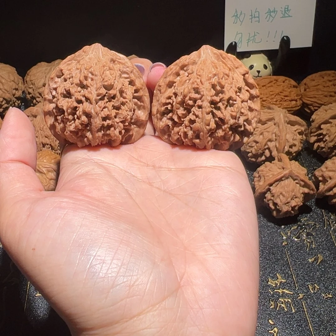 只***看吊坠文玩核桃满天星43手把件