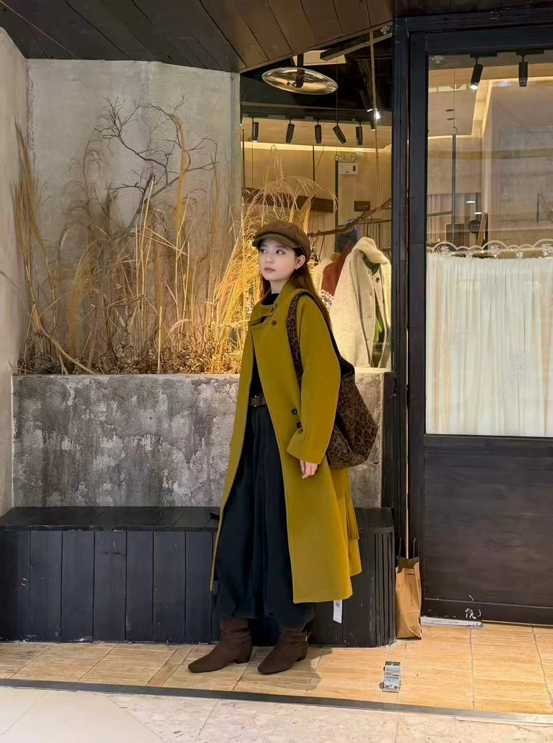 阿妳XiaoNi———（新款冬长款呢子外套2540290）