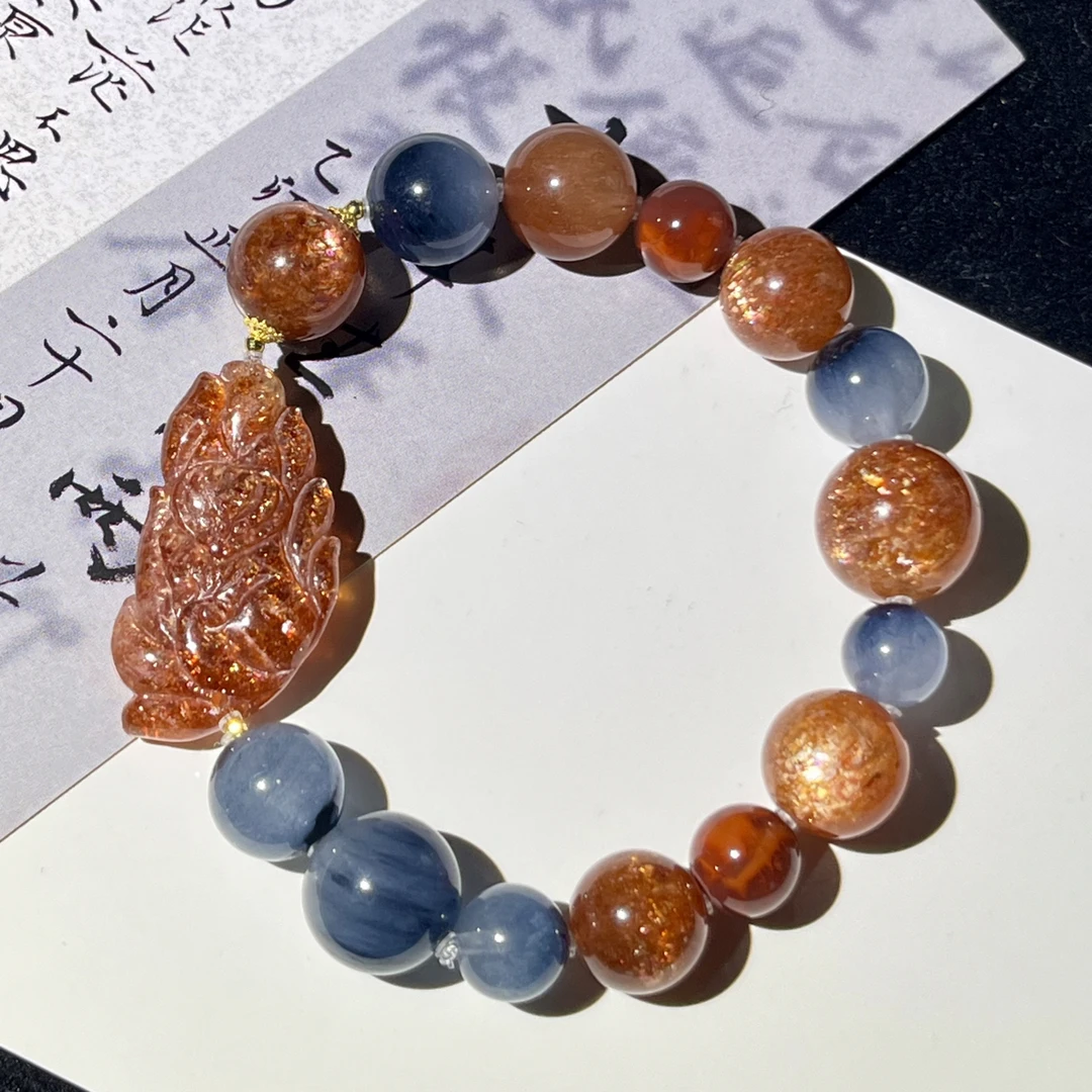 18K金太阳九尾手牌设计款（多样性发其一）