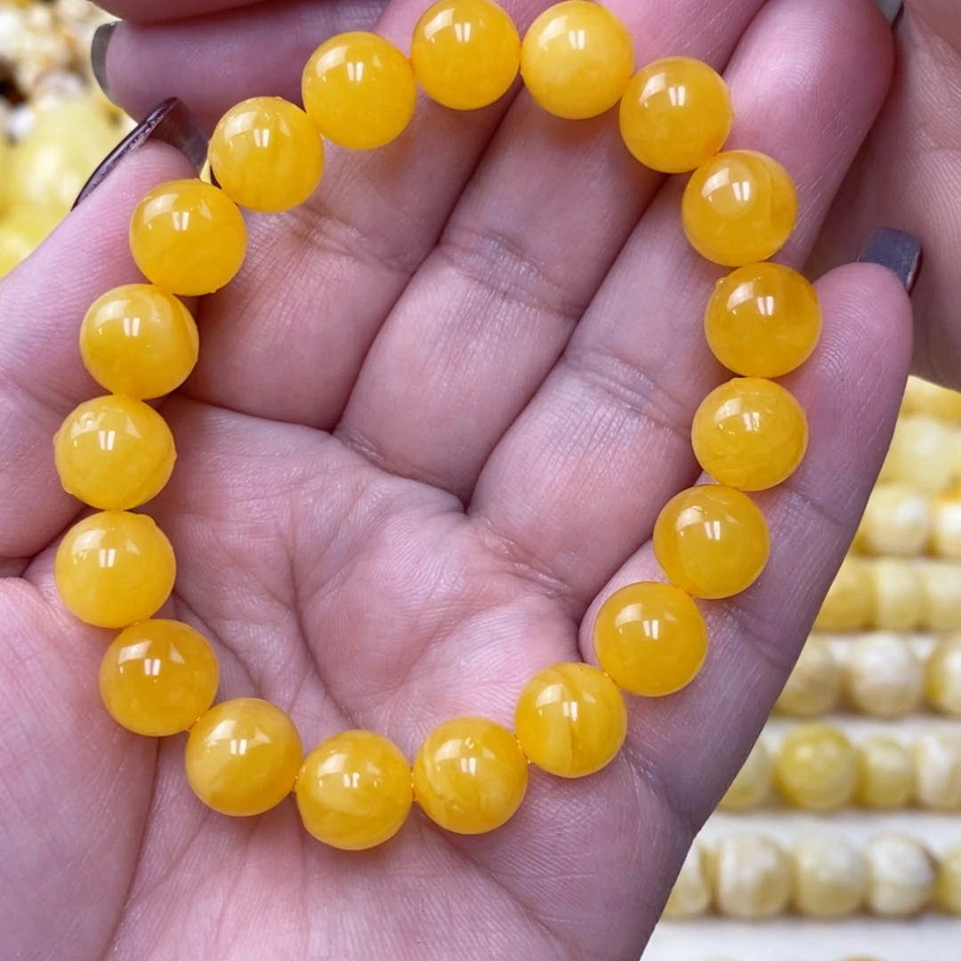 琥珀未镶嵌珠宝奇石尺寸10 mm