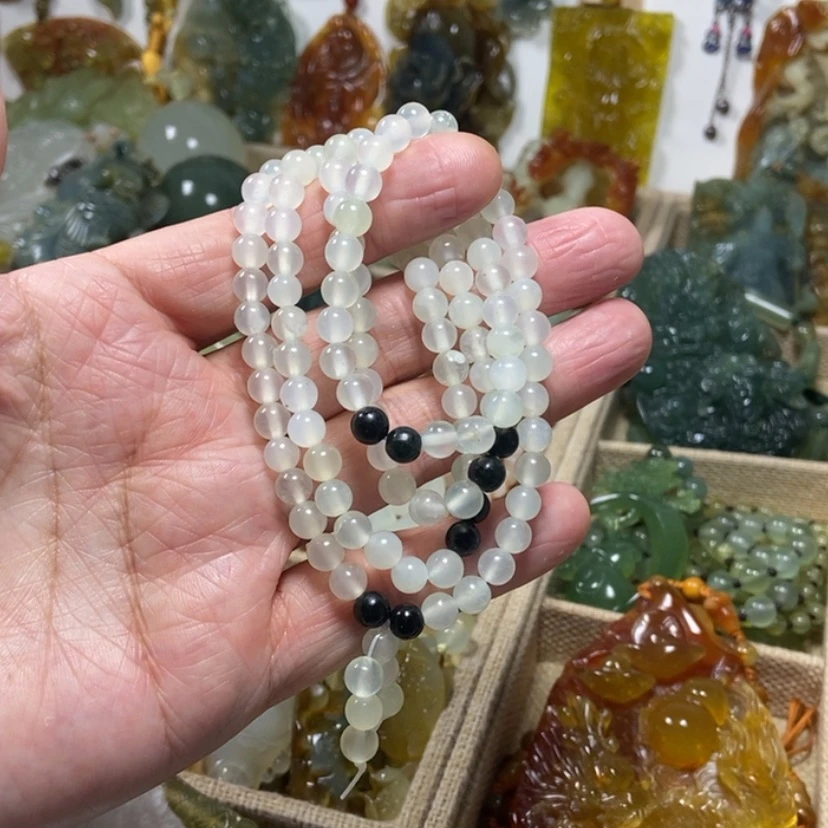 【闪购商品】未镶嵌蛇纹石玉颈饰手链