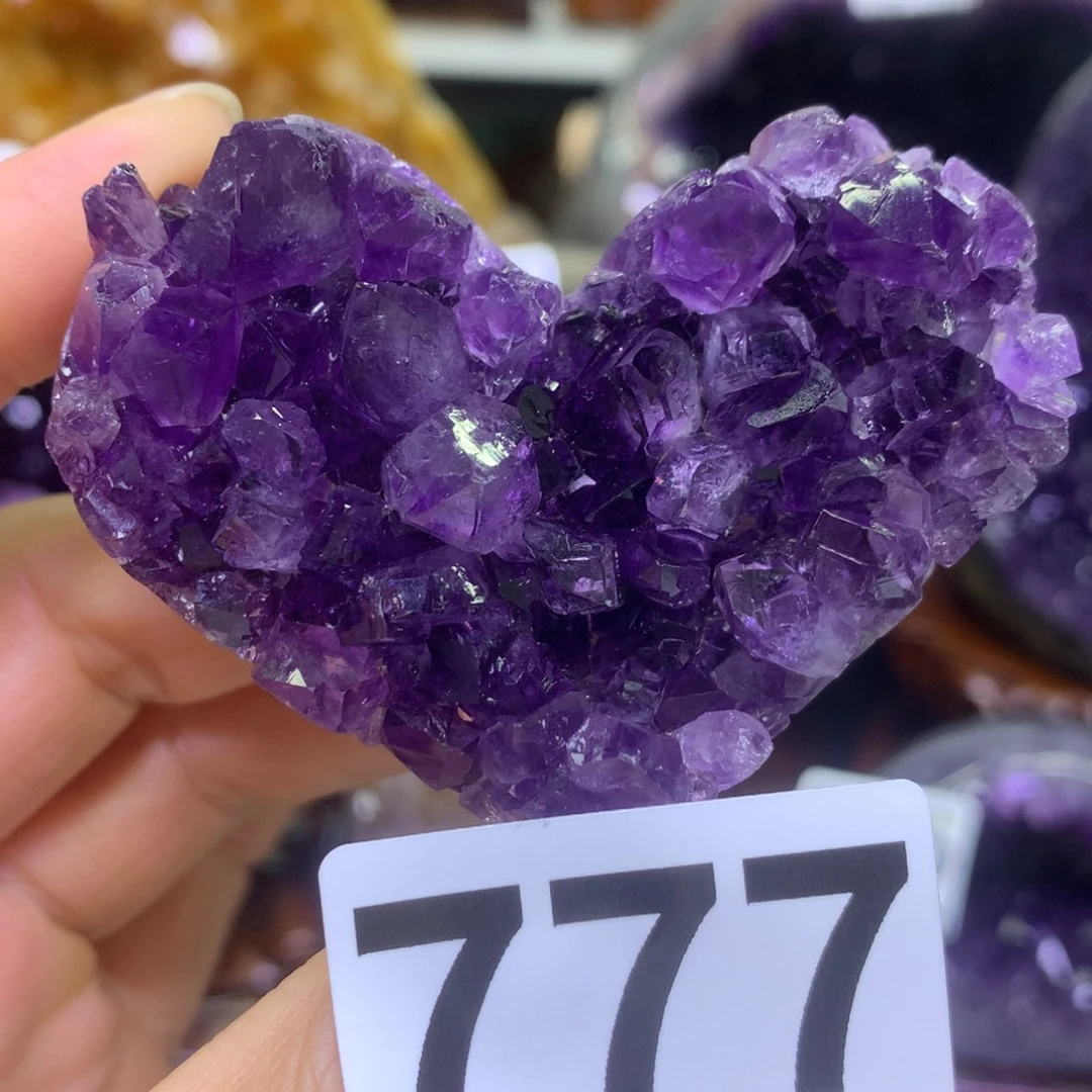 紫晶摆件未镶嵌水晶