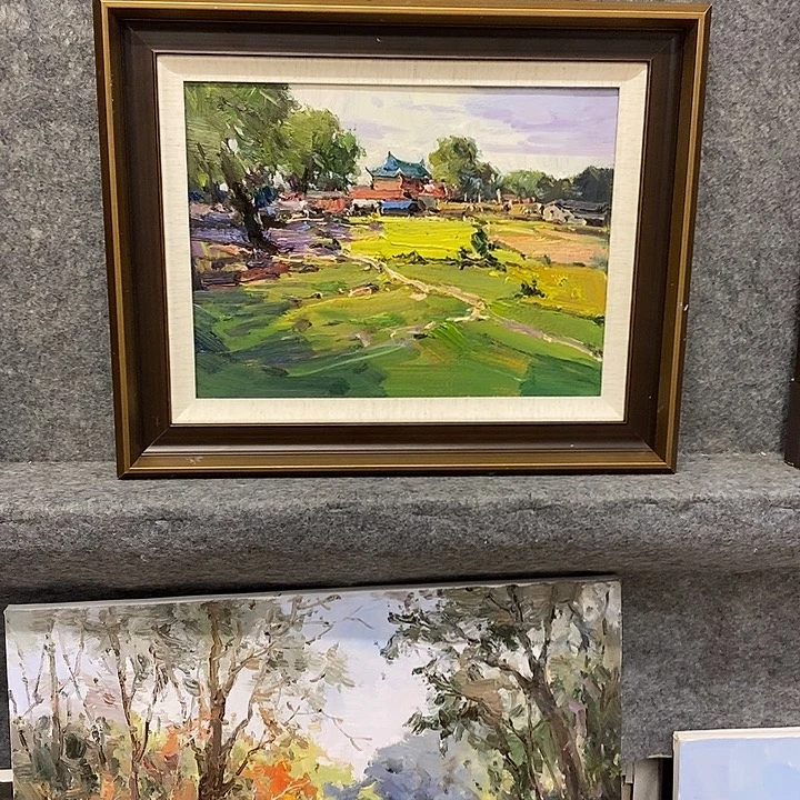 油画带外框画芯尺寸40x30cm