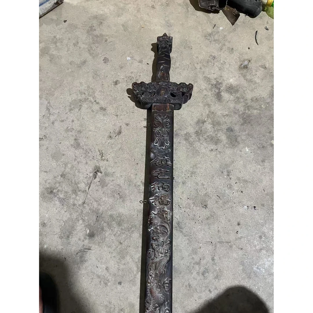 精品摆件一米桃木剑