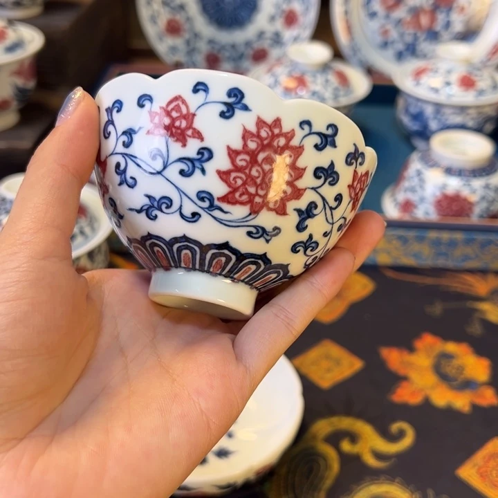 摆件景德镇茶器百宝箱陶瓷