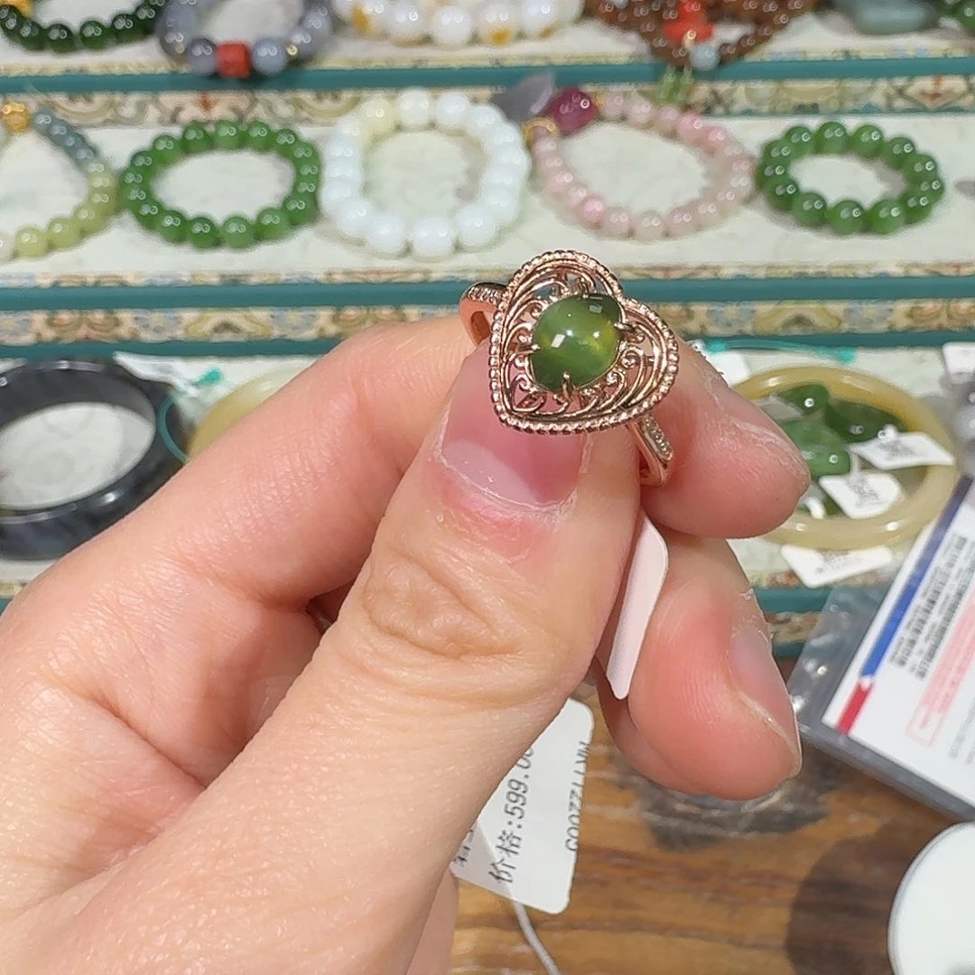 和田玉银S925镶嵌手链