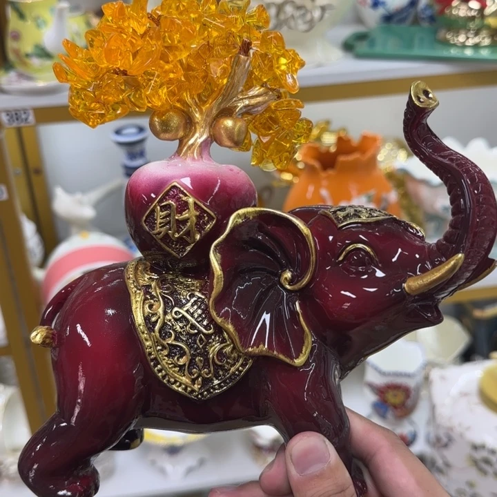 瓷片陶瓷工艺花瓶摆件