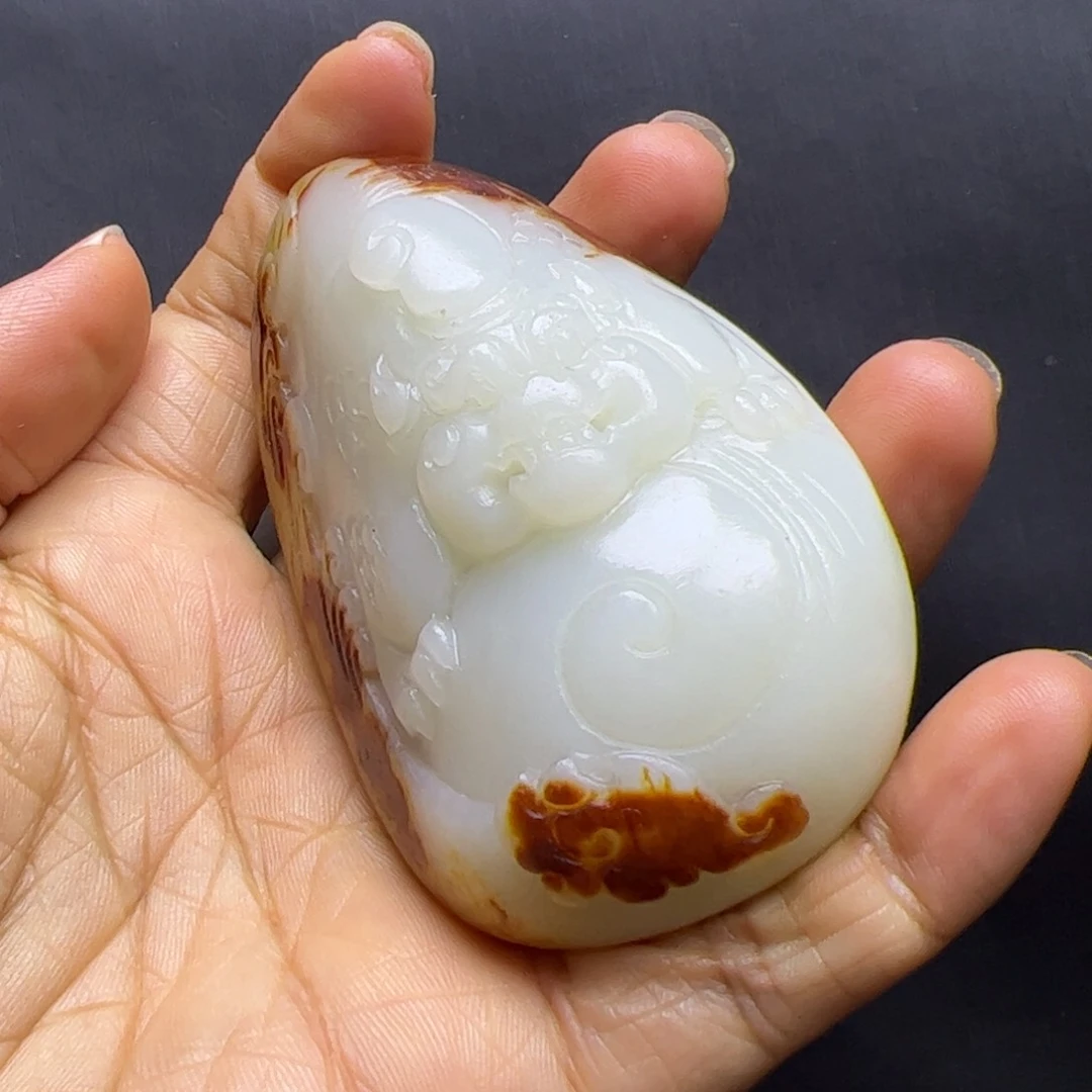 和田玉未镶嵌把件用****0