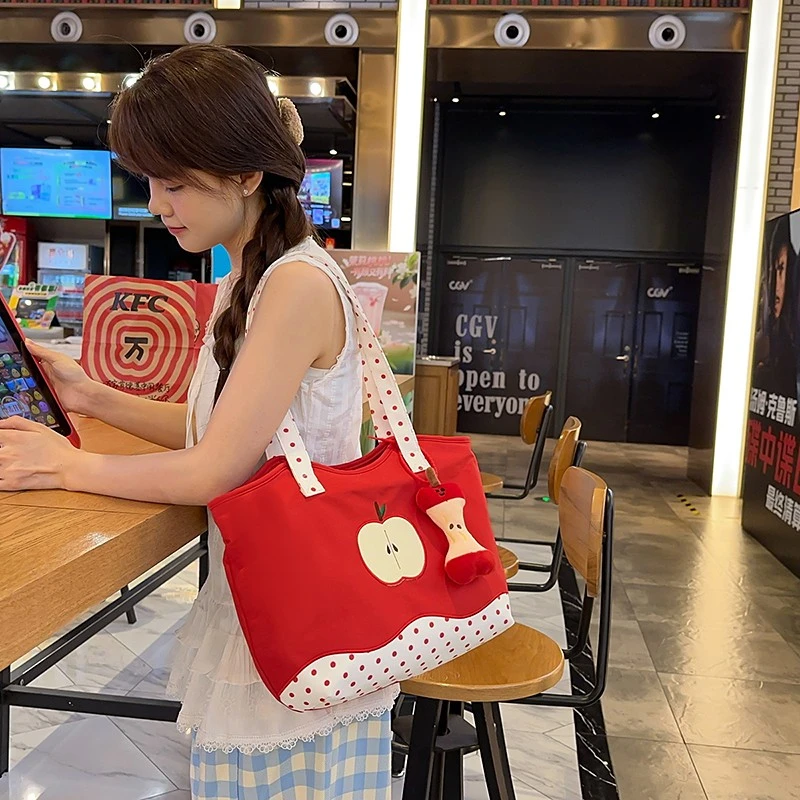 大容量单肩包包女款2025新款可爱时尚单肩包百搭通勤包妈咪母婴包