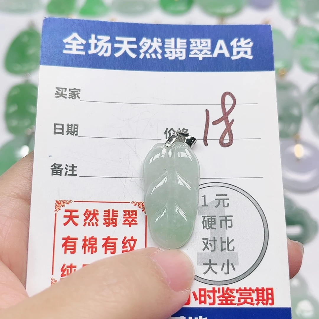翡翠银S925镶嵌颈饰