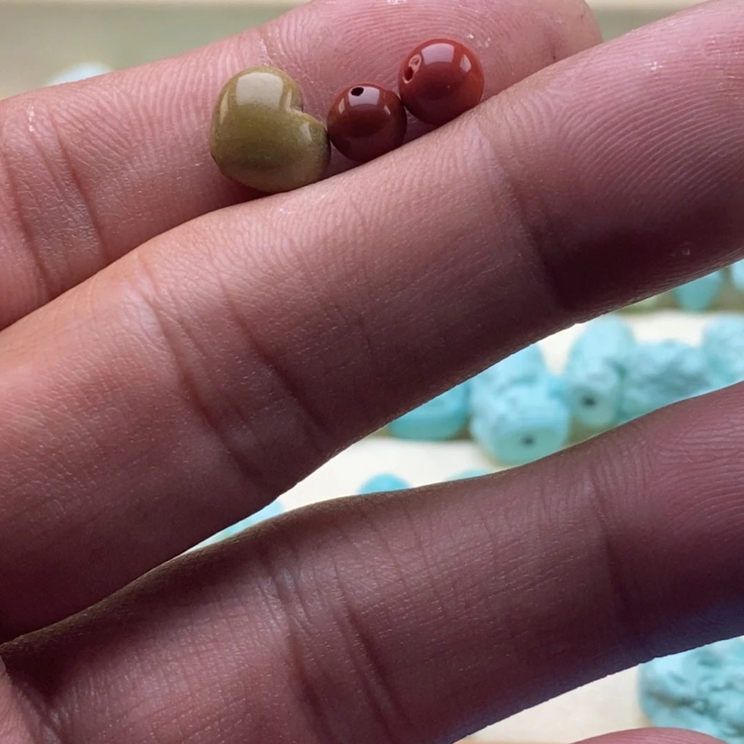 未镶嵌南红玛瑙珠宝半成品