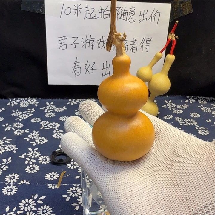 欲***珑木天然葫芦桌面摆件
