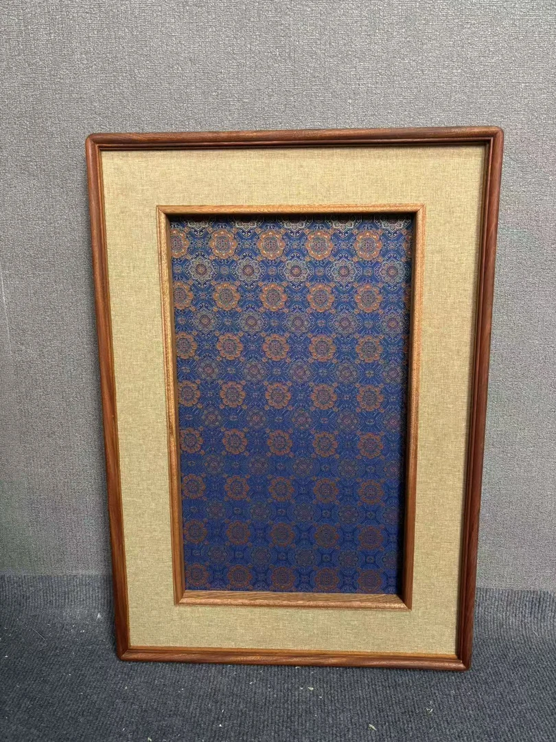 下凹高端立体框 外框45x65 画心30x50 下凹2.5公分 进口实木乌檀