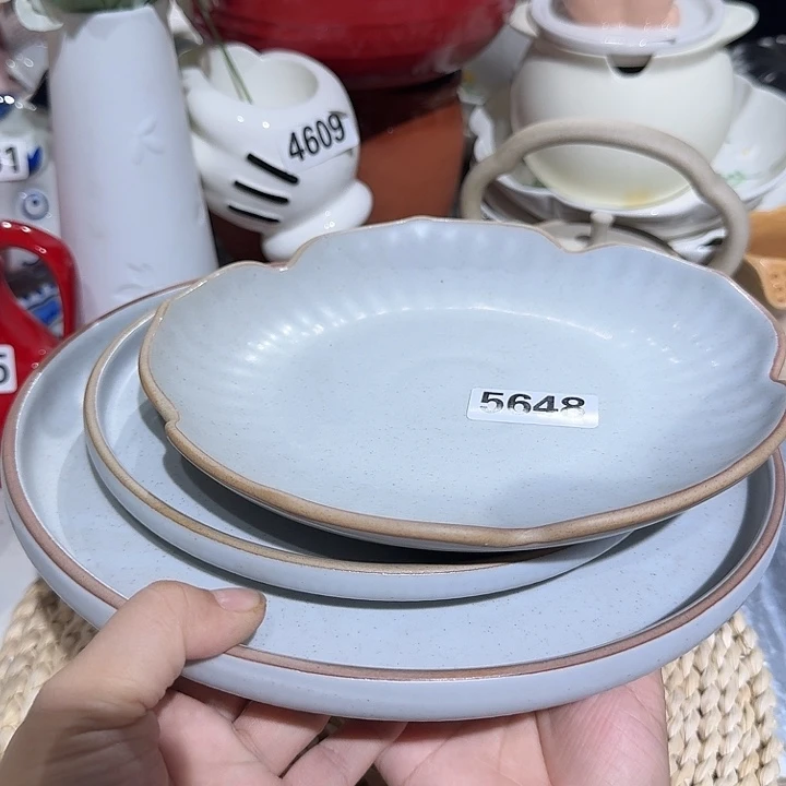 瓷片微瑕陶瓷满15包邮5648