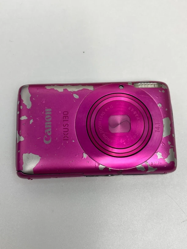 9新 Canon/佳能 ixus130机皇 外观成色掉漆  其余功能一切正常！