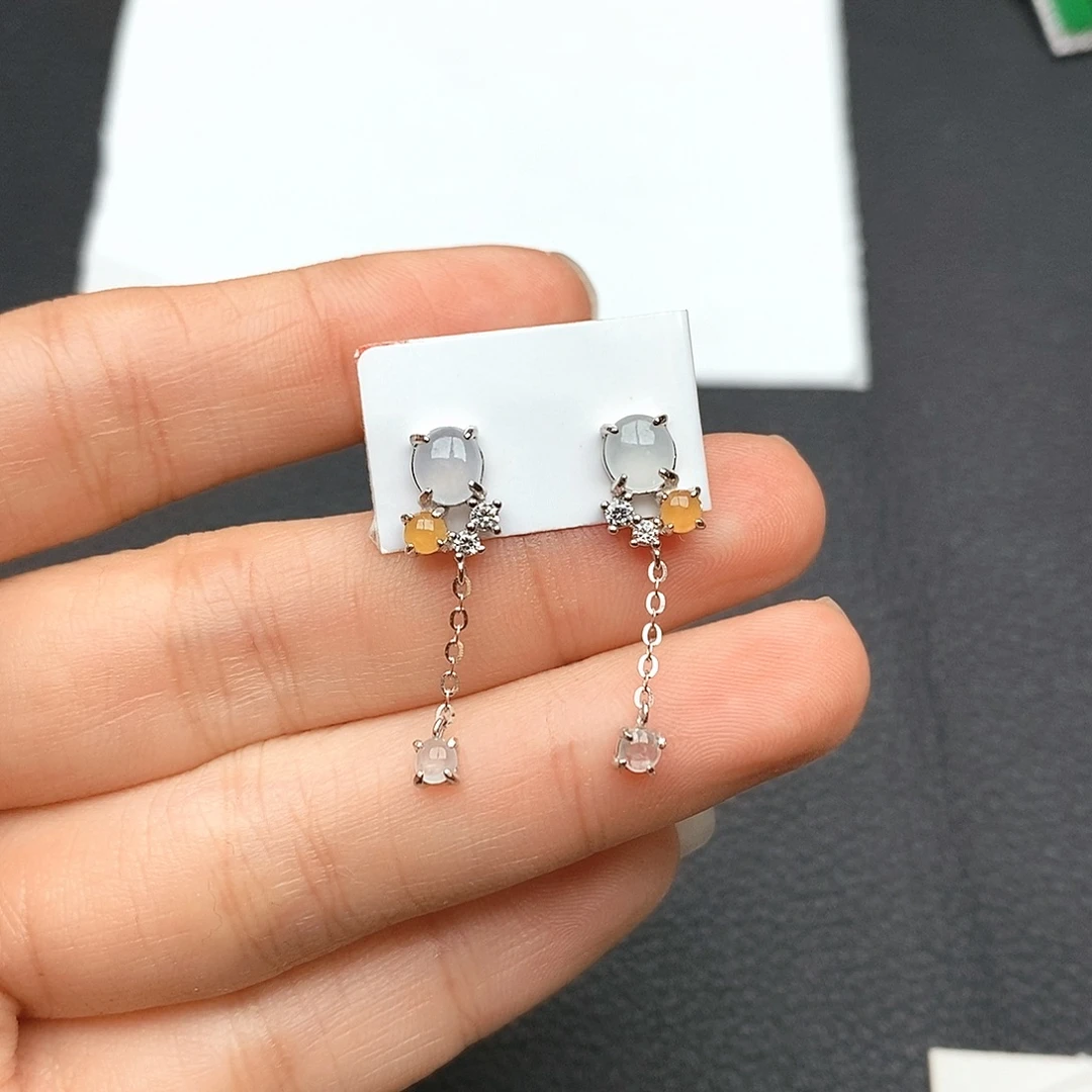 翡翠银S925镶嵌戒指