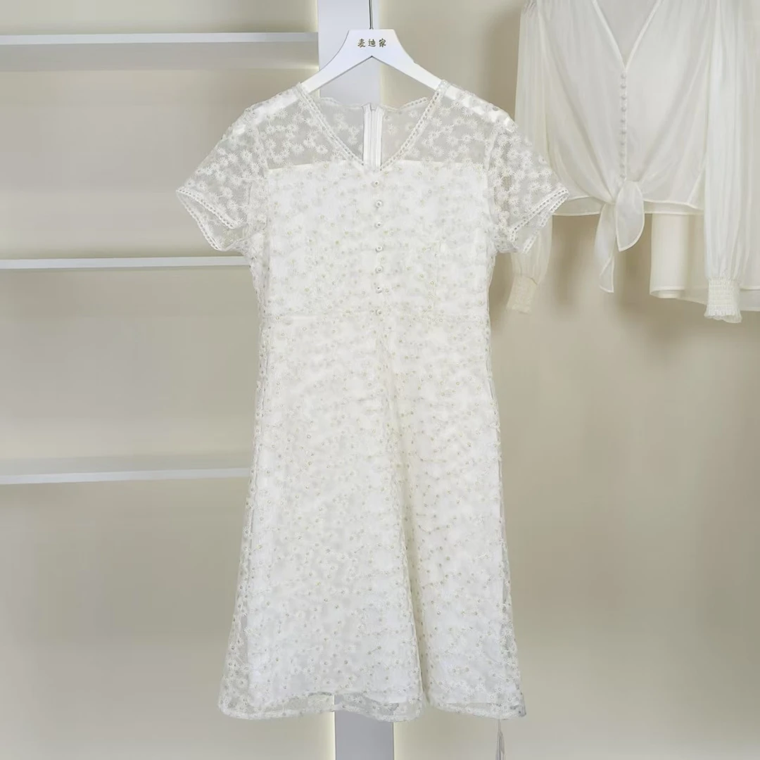 麦迪尚品【安】5051648 气质温柔碎花连衣裙夏季新款专柜撤柜女装