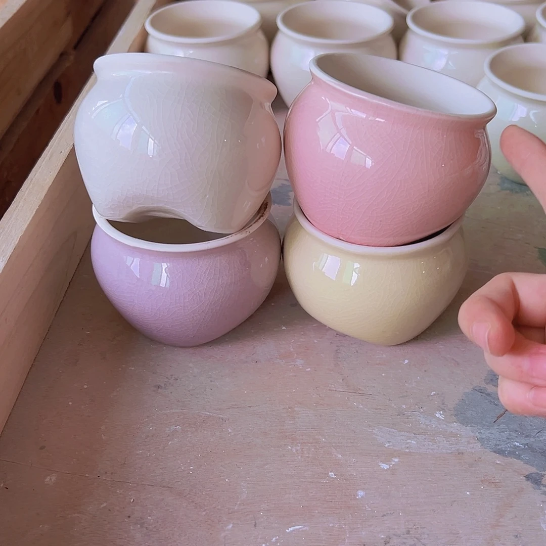 陶瓷花盆当场12包邮