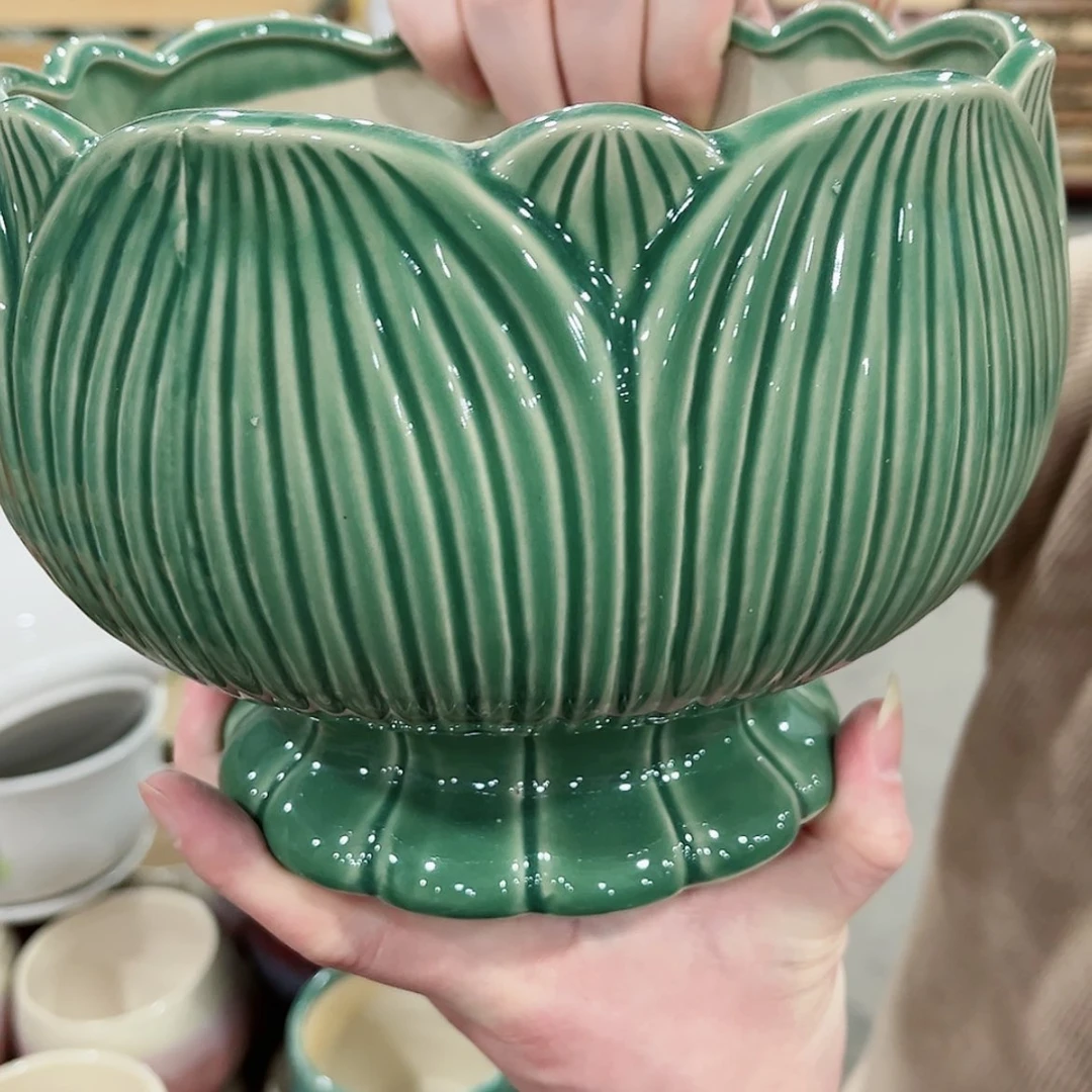 【闪购商品】陶瓷陶瓷多肉植物花盆