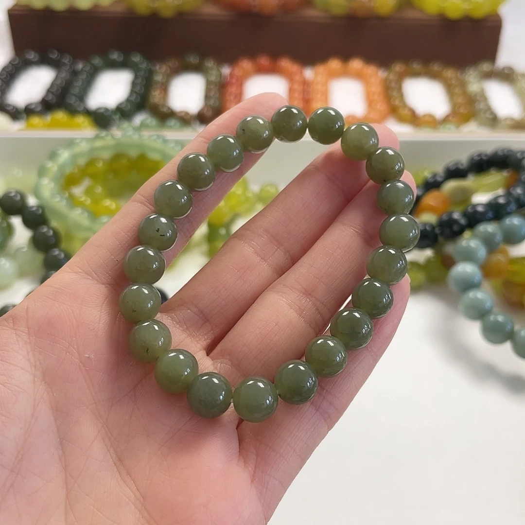 蛇纹石玉未镶嵌手串