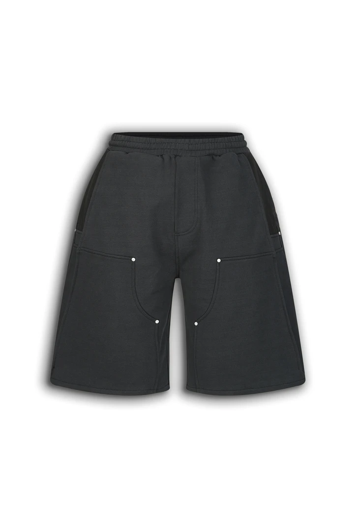 CreatorSpiritus Machinist FlaredCargo Shorts工装拼接口袋短裤