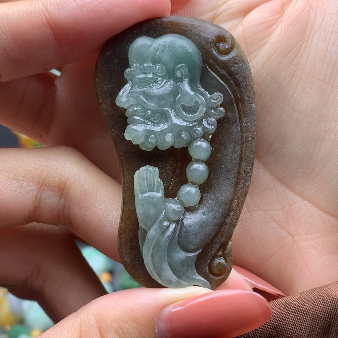 山***水定制翡翠未镶嵌翡翠