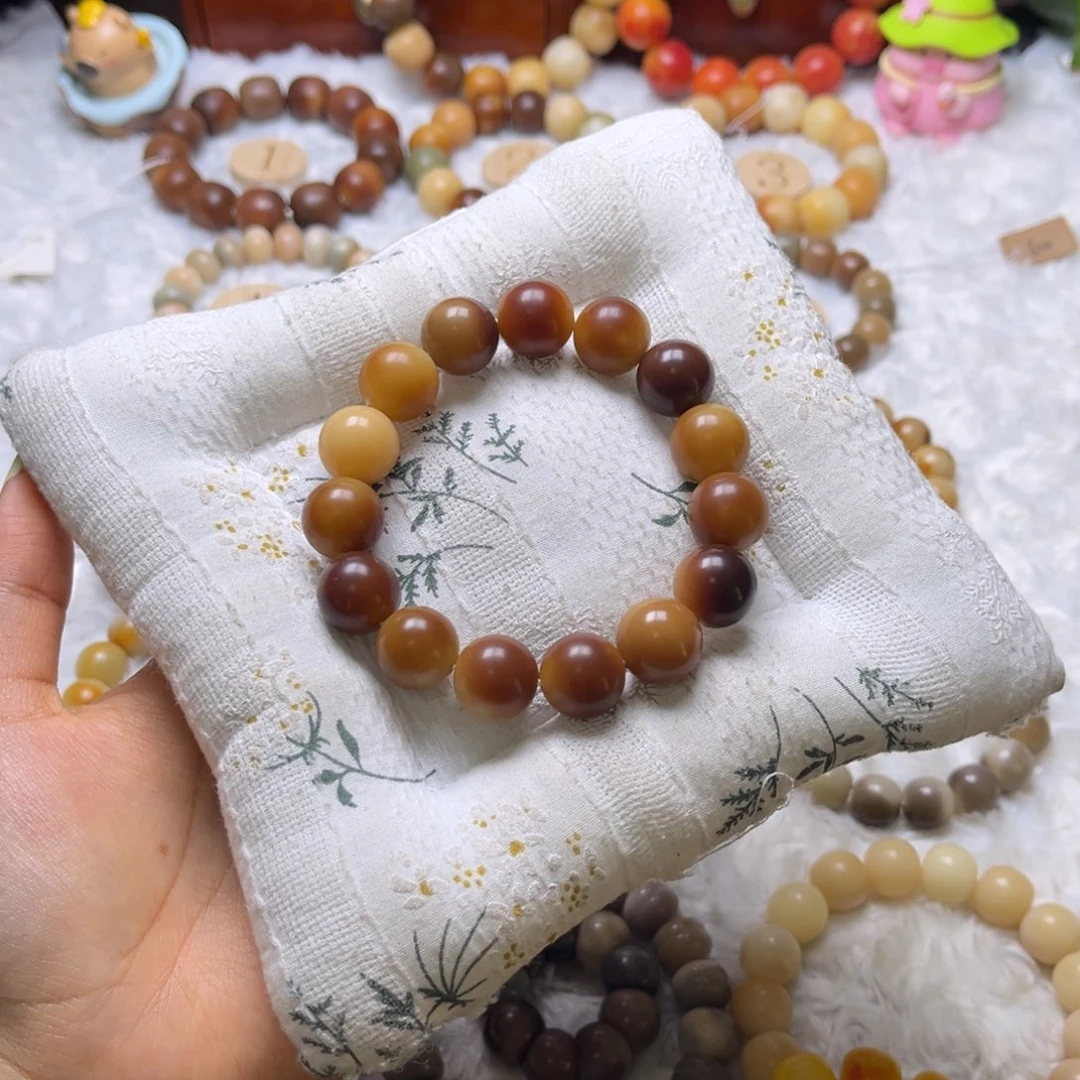 菩提根/象牙果吊坠初*日微瑕圆珠424