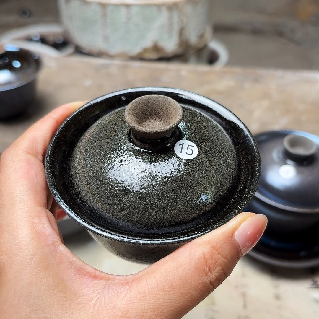 茶盏义兴龙窑建盏15微瑕