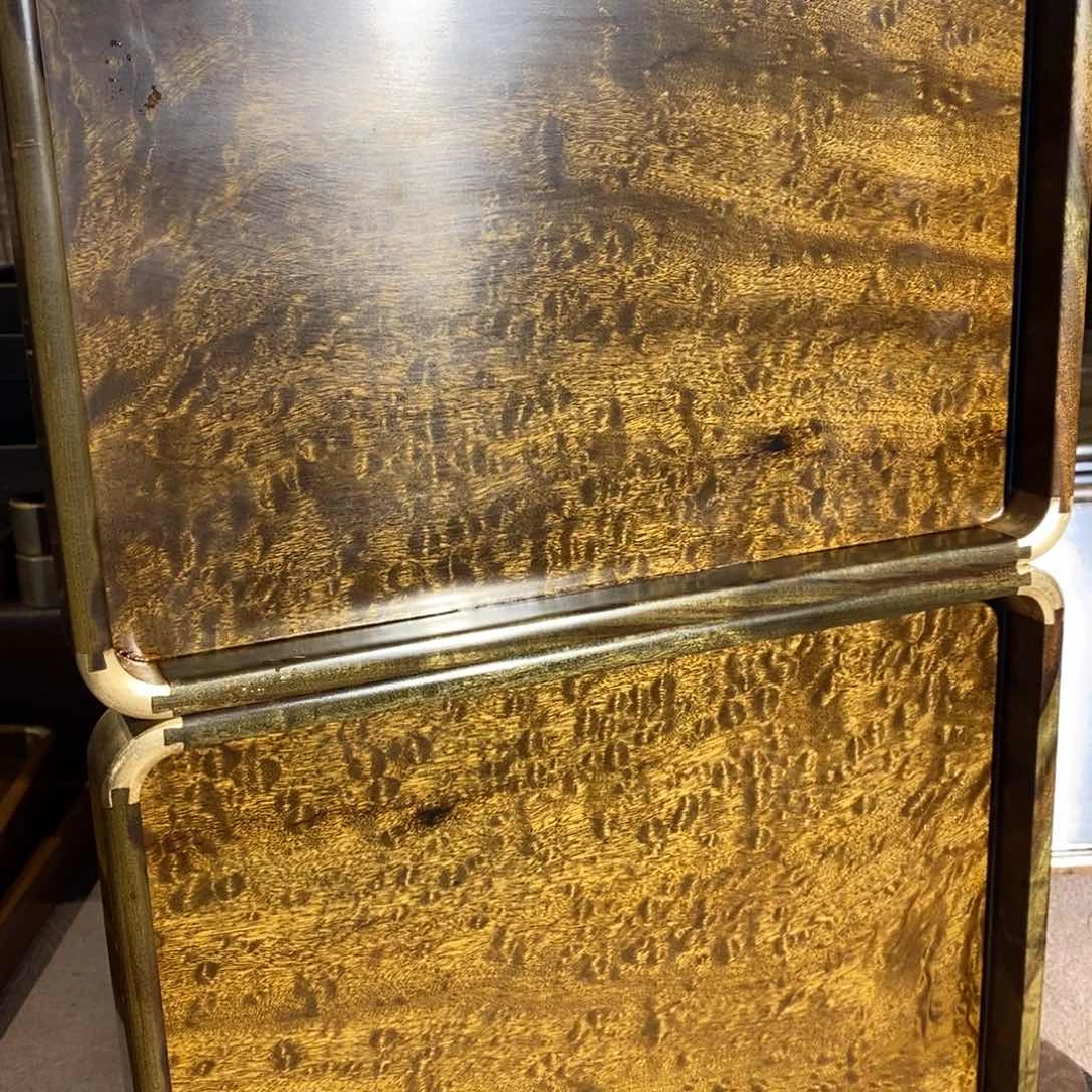 金丝楠一对金丝楠木文盘