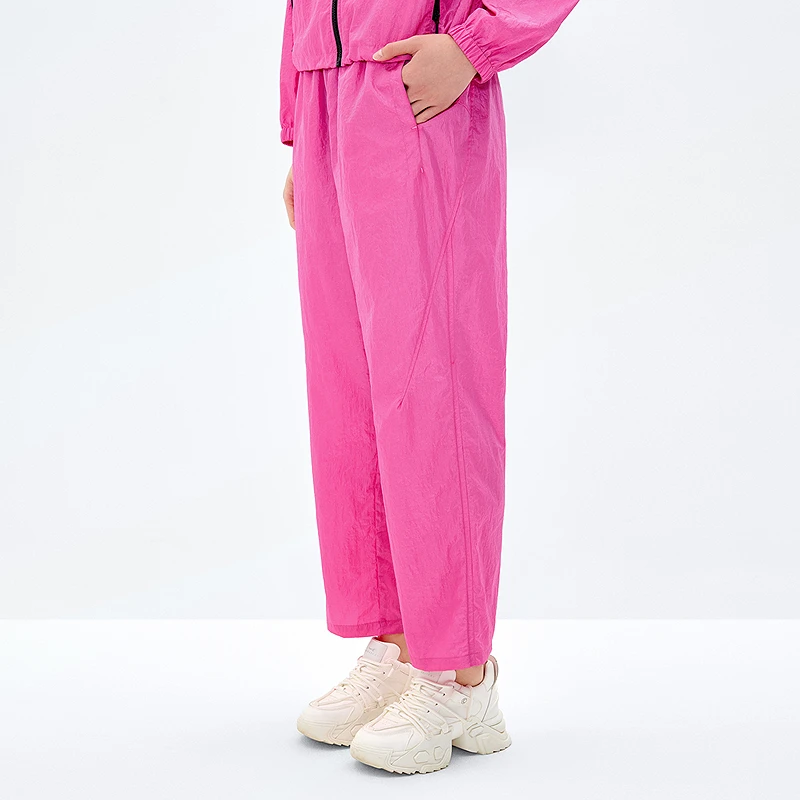 XII BASKET十二篮25新款树莓粉轻量化户外休闲裤女7C65120460