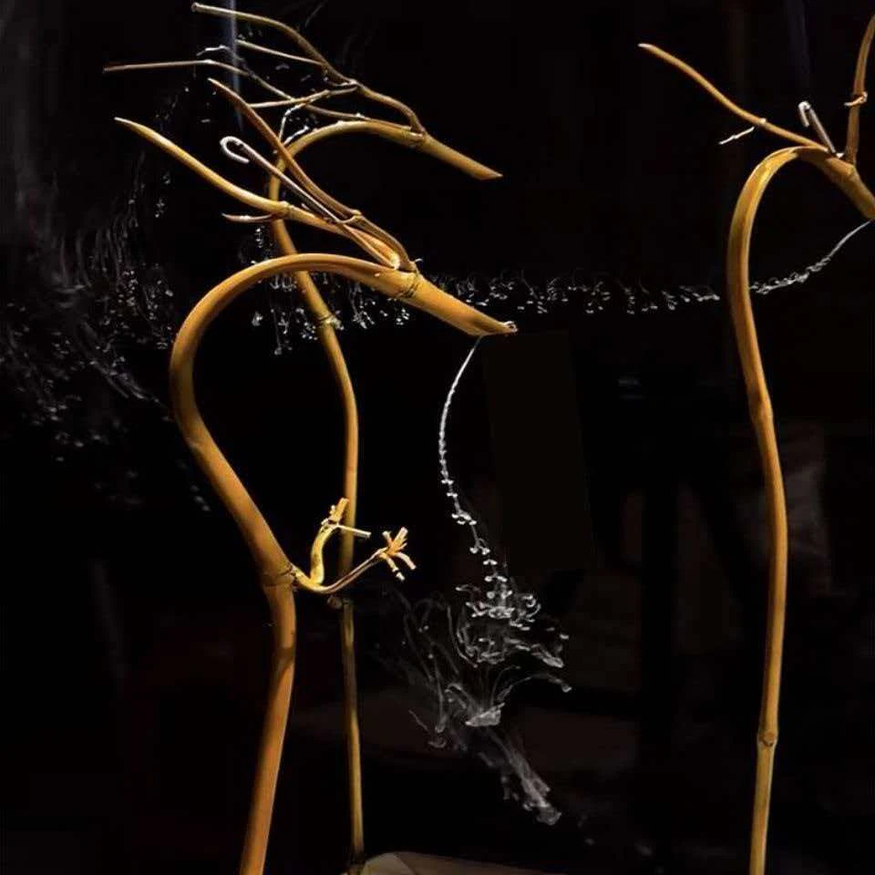 龙头挂香架子纯手工万事如意木质沉香