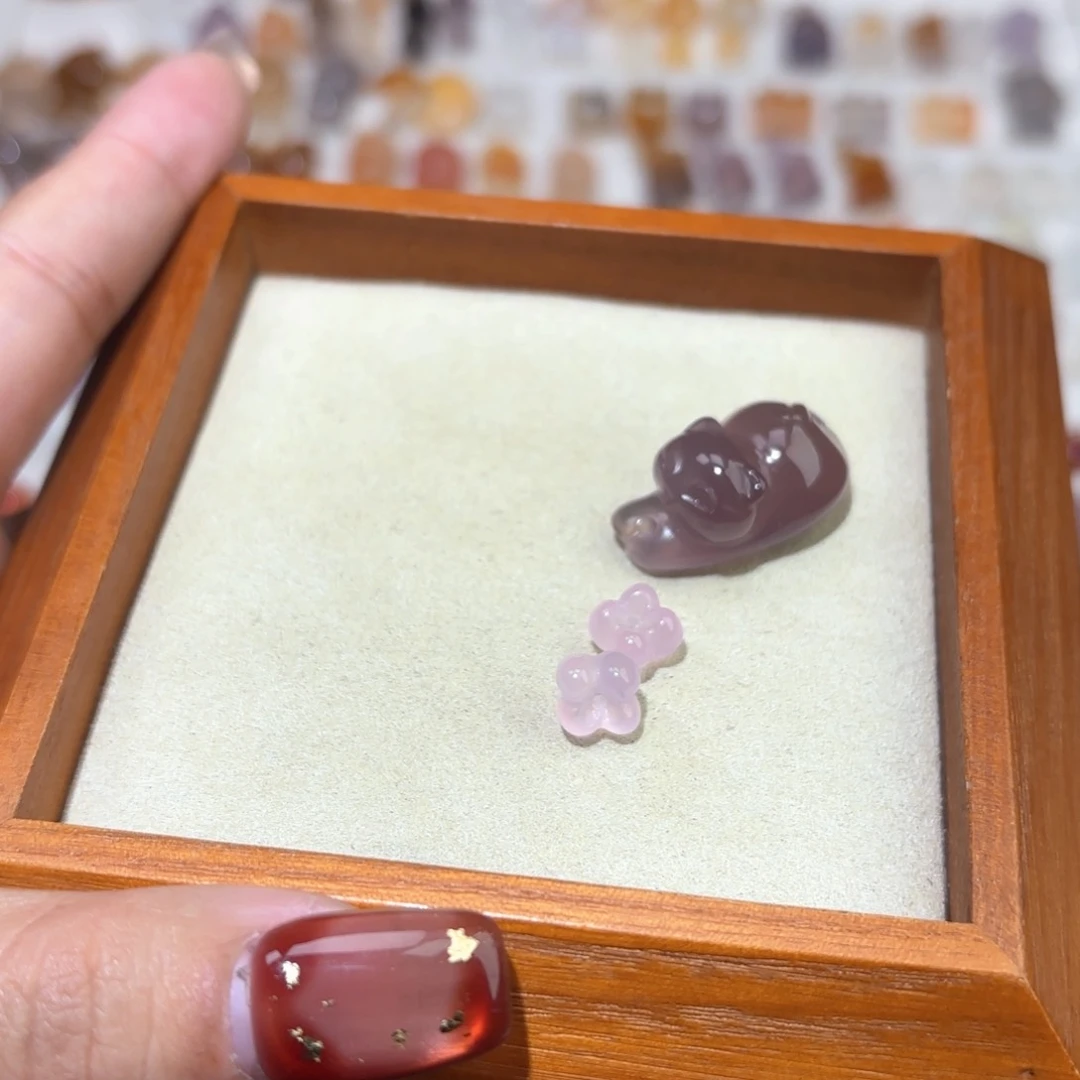 玛瑙/玉髓颈饰未镶嵌果**丁