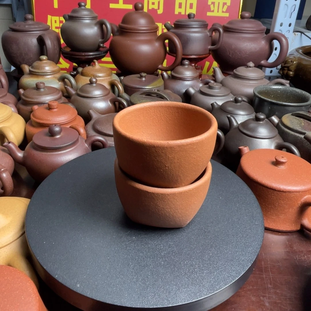 紫砂茶壶黄降主人杯100cc