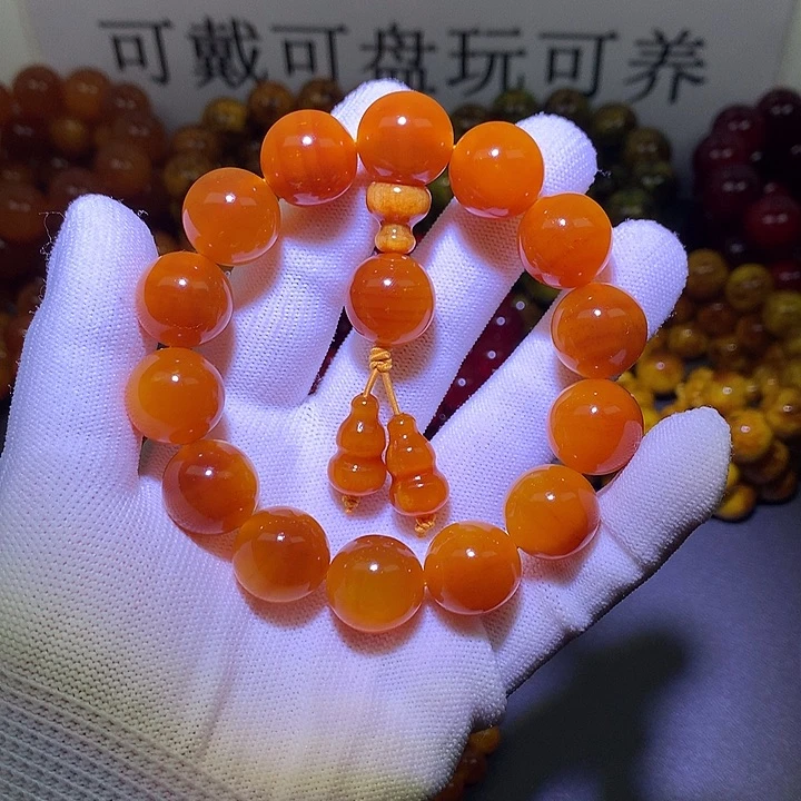 松木（琥珀木）手串/手链1.6 包浆高货